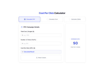 Cost Per Click Calculator