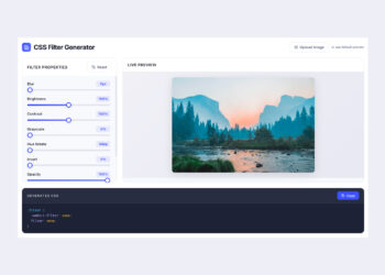 css filter generator