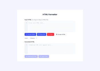HTML formatter