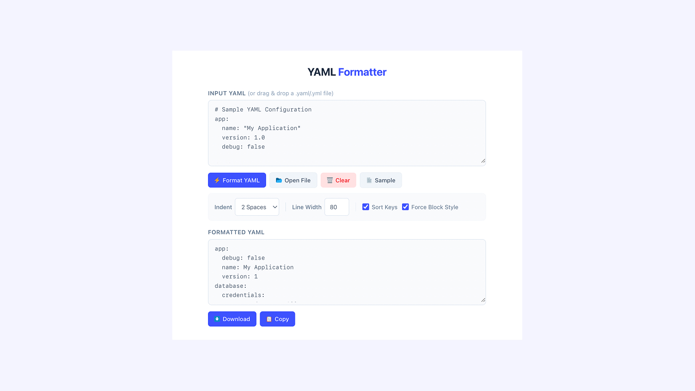 YAML Formatter - TheLeanUX